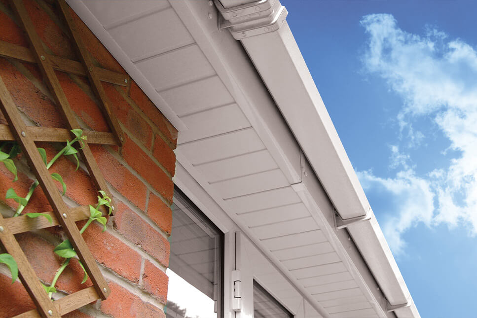 eurocell white upvc roofline