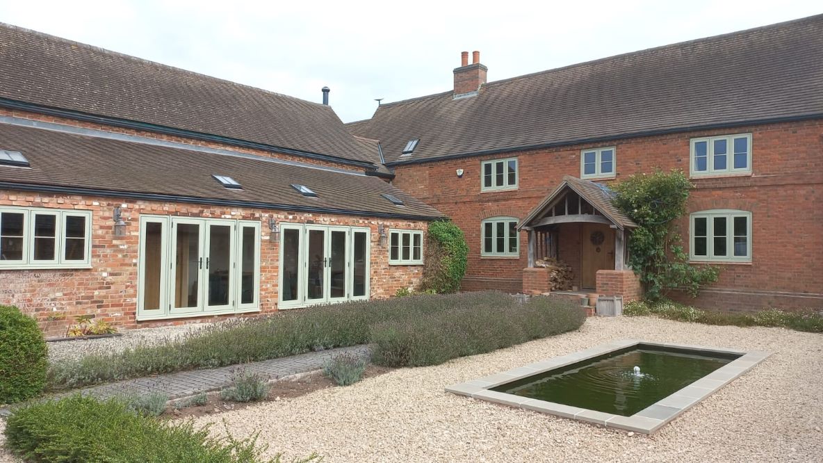 chartwell green residence collection upvc windows and two sets of chartwell green french doors