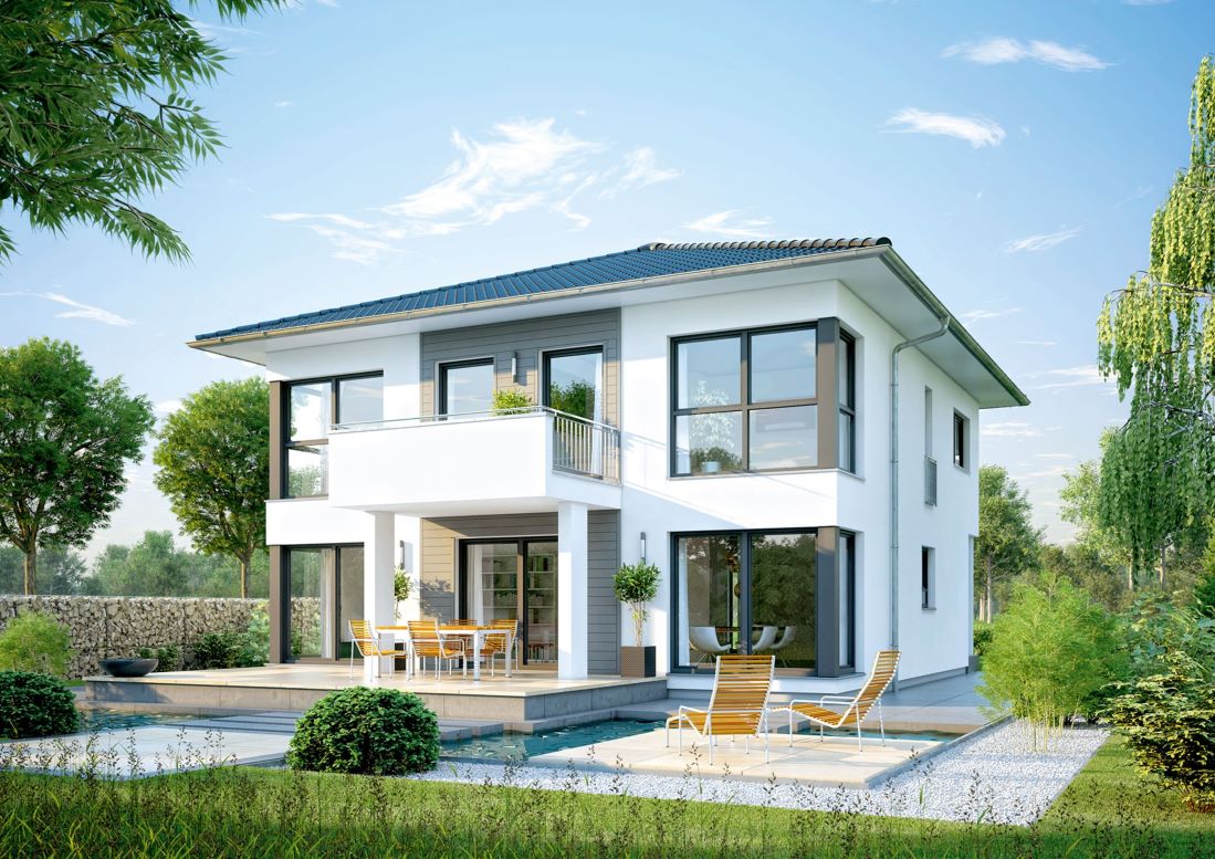 modern property featuring aluminium windows