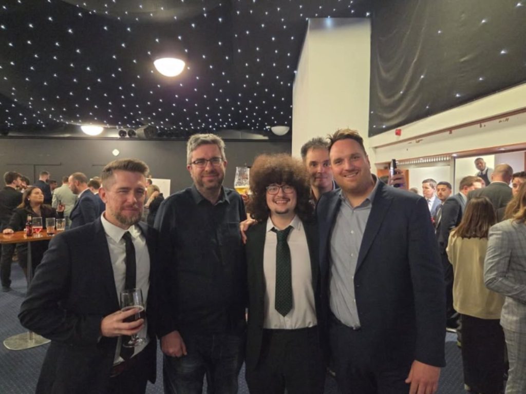 Forest Focus podcast team at awards evening